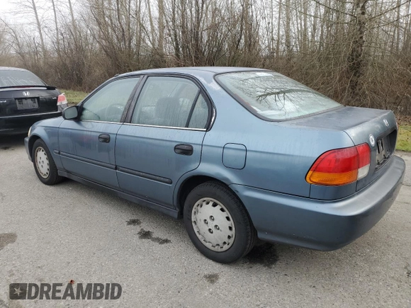 1997 Honda Civic DX with VIN JHMEJ6628VS031179, listed as a Copart auction lot 47281135 with 275,267 mi miles and Salvage Title. Bid and sale history available at DreamBid. Image 2.