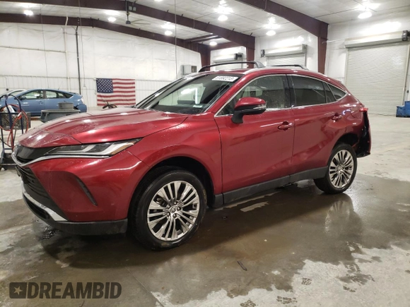 2022 Toyota Venza LE with VIN JTEAAAAH7NJ105269, listed as a Copart auction lot 81892213 with 21,139 mi miles. Bid and sale history available at carsss.com. Image 1.