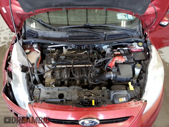 2013 Ford Fiesta SE with VIN 3FADP4EJ6DM173438, listed as a Copart auction lot 53452075 with 57,726 mi miles and Salvage Title. Bid and sale history available at DreamBid. Image 11.