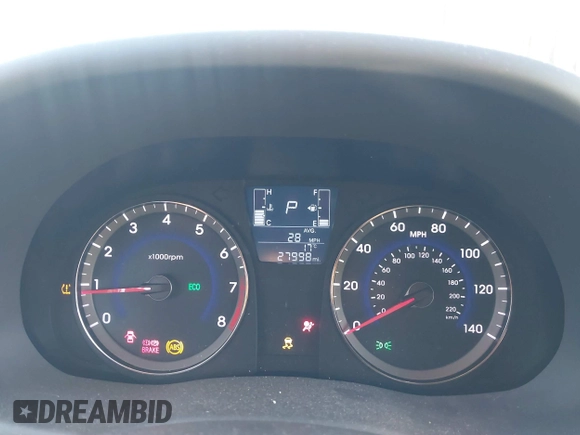 2016 Hyundai Accent SE with VIN KMHCT5AE9GU290829, listed as a IAAI auction lot 41209115 with 27,998 mi miles. Bid and sale history available at carsss.com. Image 7.