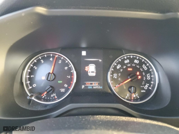 2022 Toyota RAV4 XLE Premium with VIN 2T3C1RFV7NW213905, listed as a Copart auction lot 41846145 with 66,953 mi miles and Salvage Title. Bid and sale history available at carsss.com. Image 9.