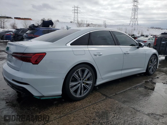 2019 Audi A6 Premium Plus with VIN WAUL2AF24KN024052, listed as a Copart auction lot 45996475 with 37,215 mi miles and Salvage Title. Bid and sale history available at carsss.com. Image 3.