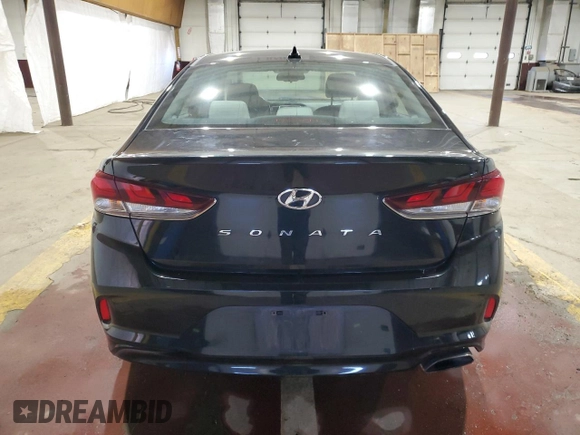 2018 Hyundai Sonata SEL with VIN 5NPE34AF7JH653663, listed as a Copart auction lot 50638425 with 84,538 mi miles and Salvage Title. Bid and sale history available at DreamBid. Image 6.