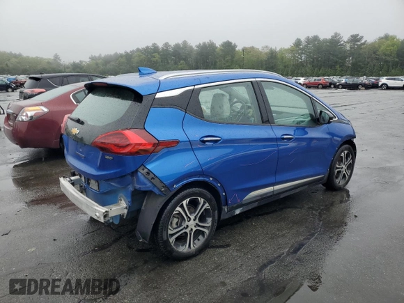 2020 Chevrolet Bolt EV Premier with VIN 1G1FZ6S0XL4147450, listed as a Copart auction lot 54188085 with 61,903 mi miles and Salvage title. Bid and sale history available at DreamBid. Image 3.