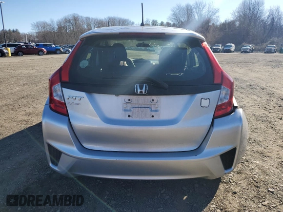 2016 Honda Fit LX with VIN JHMGK5H53GX015730, listed as a Copart auction lot 48436435 with 107,459 mi miles and Salvage Title. Bid and sale history available at carsss.com. Image 6.