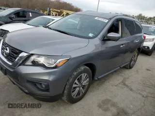 2020 Nissan Pathfinder SL with VIN 5N1DR2CM7LC604046, listed as a Copart auction lot 80242324 with 53,258 mi miles and Salvage title. Bid and sale history available at DreamBid. Image 1.