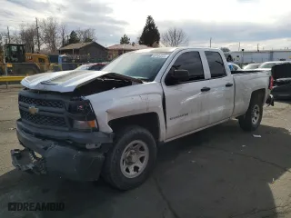 2015 Chevrolet Silverado 1500 Work Truck with VIN 1GCVKPEH9FZ400800, listed as a Copart auction lot 49184035 with 145,573 mi miles and Salvage Title. Bid and sale history available at carsss.com. Image 1.