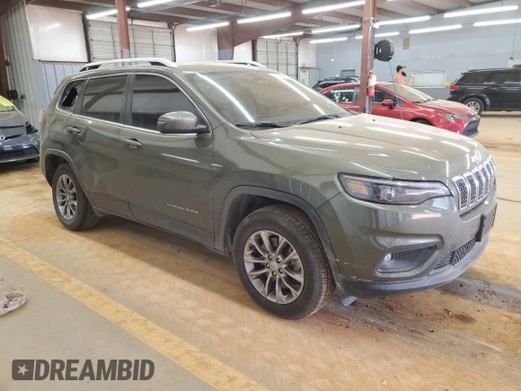 2020 Jeep Cherokee Altitude with VIN 1C4PJMLNXLD556887, listed as a Copart auction lot 46891055 with 75,918 mi miles and Salvage Title. Bid and sale history available at carsss.com. Image 4.