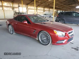 2015 Mercedes-Benz SL-Class SL 550 with VIN WDDJK7DAXFF034551, listed as a Copart auction lot 87262454 with 31,926 mi miles and Salvage Title. Bid and sale history available at carsss.com. Image 4.