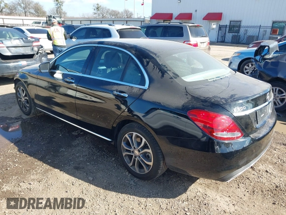 2017 Mercedes-Benz C 300 with VIN 55SWF4KB5HU208708, listed as a IAAI auction lot 41626360 with 89,299 mi miles and . Bid and sale history available at carsss.com. Image 3.
