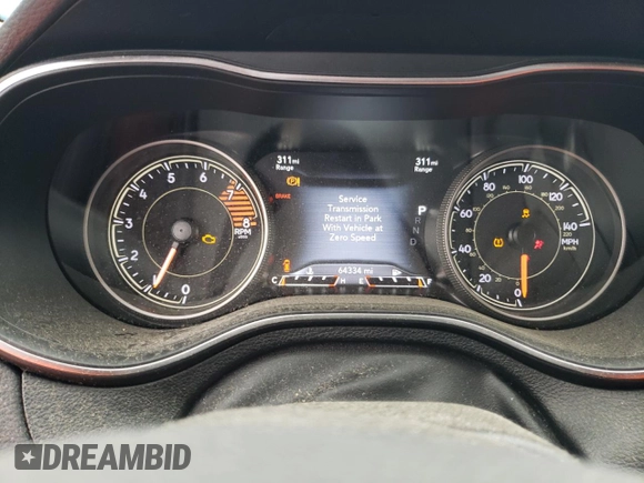 2019 Jeep Cherokee Trailhawk with VIN 1C4PJMBX9KD393862, listed as a Copart auction lot 56695905 with 64,334 mi miles and Salvage title. Bid and sale history available at DreamBid. Image 9.