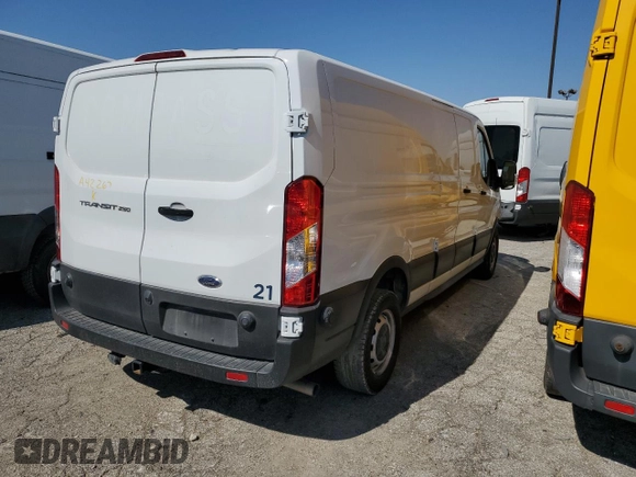 2023 Ford Transit Cargo with VIN 1FTBR1Y8XPKA42267, listed as a Copart auction lot 68937994 with Not Provided miles and Salvage Title. Bid and sale history available at DreamBid. Image 3.