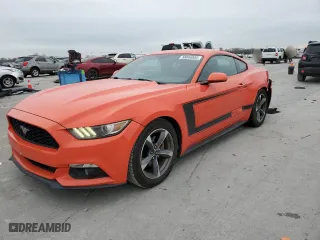 2015 Ford Mustang V6 with VIN 1FA6P8AMXF5319672, listed as a Copart auction lot 50866065 with 239,629 mi miles and Salvage Title. Bid and sale history available at carsss.com. Image 1.
