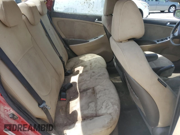 2013 Hyundai Accent GLS z VIN KMHCT4AE8DU441908, wystawiony jako Copart lot #53751375 z przebiegiem 146 721 mil mil oraz Szkoda całkowita • Salvage title. Historia ofert i sprzedaży dostępna na DreamBid. Obrazek 10.