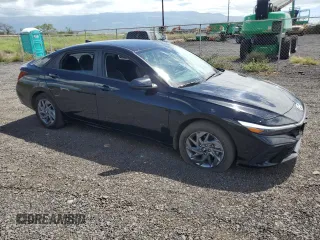 2024 Hyundai Elantra SEL with VIN KMHLM4DG0RU704524, listed as a Copart auction lot 46550925 with 14,045 mi miles and Salvage Title. Bid and sale history available at carsss.com. Image 4.