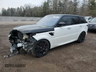 2020 Land Rover Range Rover Sport HST with VIN SALWS2RU0LA735218, listed as a Copart auction lot 83008404 with 137,244 mi miles and Salvage Title. Bid and sale history available at carsss.com. Image 1.