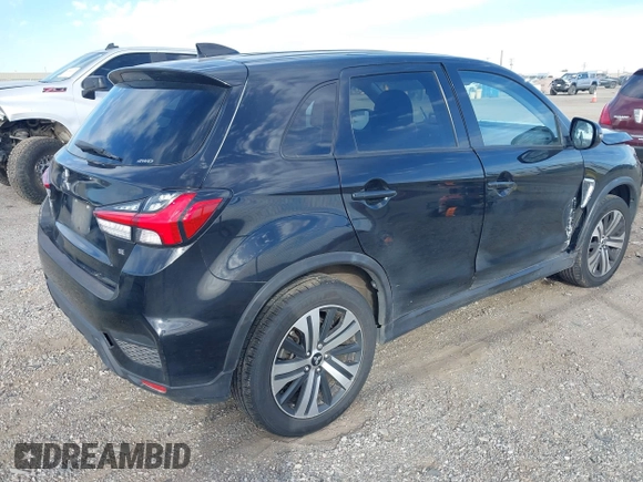 2021 Mitsubishi Outlander Sport ES with VIN JA4ARUAU5MU029246, listed as a IAAI auction lot 41690922 with 93,845 mi miles. Bid and sale history available at carsss.com. Image 4.