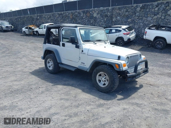 2004 Jeep Wrangler Sport with VIN 1J4FA49S04P781581, listed as a IAAI auction lot 42078693 with 111,123 mi miles and . Bid and sale history available at DreamBid. Image 1.