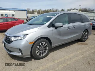 2024 Honda Odyssey EX-L с VIN 5FNRL6H6XRB015145, выставлен на аукционе Copart как лот 53688085 с пробегом 25 901 миль миль и Списание • Salvage title. История ставок и продаж доступна на DreamBid. Изображение 1.