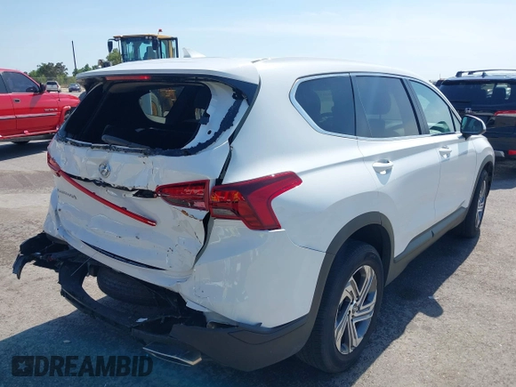 2023 Hyundai Santa Fe SE with VIN 5NMS14AJ3PH626107, listed as a IAAI auction lot 41826756 with 17,552 mi miles. Bid and sale history available at carsss.com. Image 4.