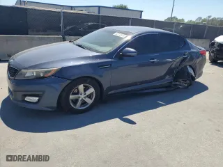 2015 Kia Optima LX with VIN 5XXGM4A73FG487272, listed as a Copart auction lot 50742005 with 100,322 mi miles and Non Repairable. Bid and sale history available at carsss.com. Image 1.