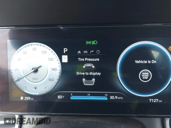 2025 Hyundai Elantra SEL Convenience with VIN KMHLS4DG8SU926062, listed as a IAAI auction lot 42098106 with 7,127 mi miles and . Bid and sale history available at DreamBid. Image 7.