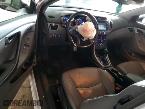 2014 Hyundai Elantra Coupe with VIN KMHDH6AH2EU026158, listed as a Copart auction lot 68703794 with 99,404 mi miles and Salvage Title. Bid and sale history available at carsss.com. Image 8.