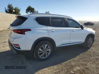 2019 Hyundai Santa Fe Ultimate with VIN 5NMS5CAD2KH133696, listed as a Copart auction lot 83610624 with 44,058 mi miles and Salvage Title. Bid and sale history available at carsss.com. Image 3.
