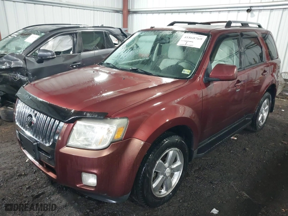 2010 Mercury Mariner Premier with VIN 4M2CN8HG9AKJ01231, listed as a IAAI auction lot 41868769 with 99,322 mi miles. Bid and sale history available at carsss.com. Image 17.
