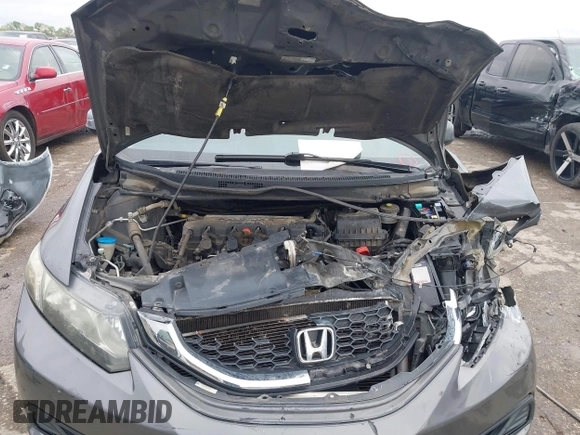 2013 Honda Civic LX with VIN 2HGFB2F53DH594735, listed as a IAAI auction lot 41910115 with Not Provided miles and . Bid and sale history available at DreamBid. Image 10.