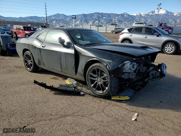 2021 Dodge Challenger GT with VIN 2C3CDZKG3MH677579, listed as a Copart auction lot 41977525 with 65,597 mi miles and Salvage Title. Bid and sale history available at carsss.com. Image 10.