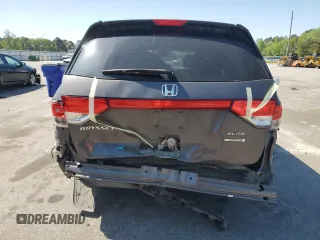 2016 Honda Odyssey Touring Elite with VIN 5FNRL5H91GB088163, listed as a Copart auction lot 50276495 with 197,274 mi miles and Salvage Title. Bid and sale history available at DreamBid. Image 6.