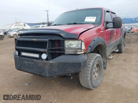 2003 Ford Super Duty F-250 XL with VIN 1FTNW21P83ED49491, listed as a IAAI auction lot 41784200 with 225,204 mi miles. Bid and sale history available at carsss.com. Image 6.