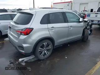2020 Mitsubishi Outlander Sport ES 2.0 with VIN JA4AR3AU7LU024588, listed as a IAAI auction lot 41591589 with 117,495 mi miles. Bid and sale history available at carsss.com. Image 4.