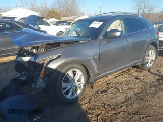 2015 Infiniti QX70 with VIN JN8CS1MWXFM480470, listed as a IAAI auction lot 41321666 with Not Provided miles and . Bid and sale history available at DreamBid. Image 2.