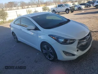 2014 Hyundai Elantra Coupe with VIN KMHDH6AH8EU027587, listed as a Copart auction lot 41421355 with 141,073 mi miles and Clean Title. Bid and sale history available at carsss.com. Image 4.