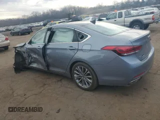 2017 Genesis G80 3.8L with VIN KMHGN4JE5HU204634, listed as a Copart auction lot 50973365 with Not Provided miles and Salvage Title. Bid and sale history available at carsss.com. Image 2.