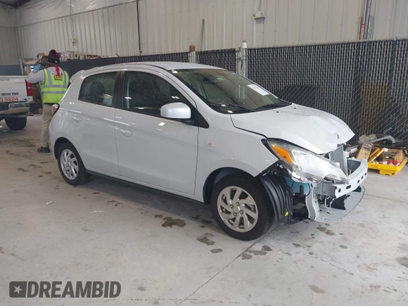 2024 Mitsubishi Mirage ES z VIN ML32AUHJ8RH008908, wystawiony jako IAAI lot #41373851 z przebiegiem 7 179 mil mil oraz . Historia ofert i sprzedaży dostępna na DreamBid. Obrazek 1.
