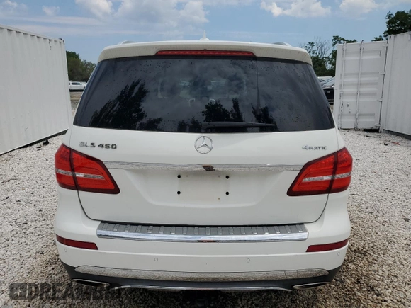2017 Mercedes-Benz GLS 450 with VIN 4JGDF6EE3HA851251, listed as a Copart auction lot 51413274 with 122,400 mi miles and Salvage Title. Bid and sale history available at DreamBid. Image 6.