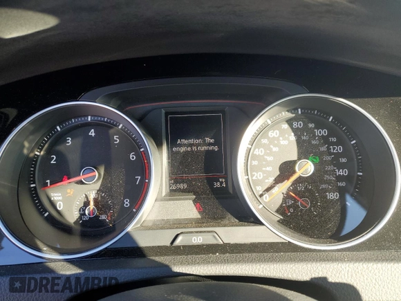 2021 Volkswagen Golf GTI S with VIN 3VW6T7AU0MM007168, listed as a Copart auction lot 79436314 with 26,988 mi miles and Salvage Title. Bid and sale history available at carsss.com. Image 9.