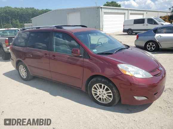 2008 Toyota Sienna XLE with VIN 5TDZK22C68S140972, listed as a Copart auction lot 57764804 with 224,112 mi miles and Salvage Title. Bid and sale history available at carsss.com. Image 4.
