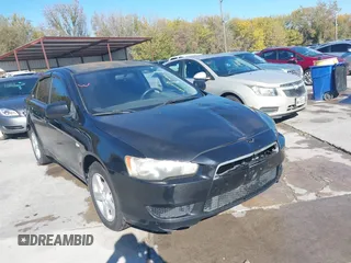 2009 Mitsubishi Lancer ES with VIN JA3AU26U19U037853, listed as a IAAI auction lot 41001102 with 174,638 mi miles. Bid and sale history available at carsss.com. Image 1.