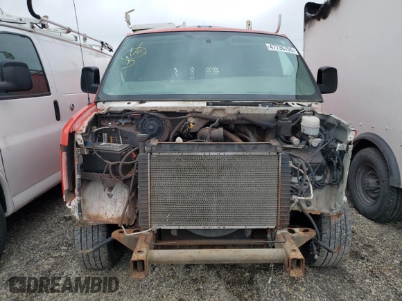 2013 Chevrolet Express Cargo Van with VIN 1GCSGAFX1D1124437, listed as a Copart auction lot 47736765 with 166,681 mi miles and Salvage Title. Bid and sale history available at carsss.com. Image 5.
