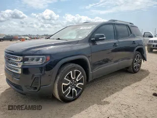2021 GMC Acadia SLT with VIN 1GKKNML49MZ209677, listed as a Copart auction lot 58224025 with 70,495 mi miles and Salvage title. Bid and sale history available at DreamBid. Image 1.