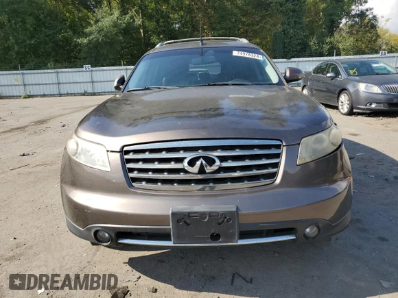 2006 Infiniti FX35 with VIN JNRAS08W56X205983, listed as a Copart auction lot 74978324 with 227,493 mi miles and Clean Title. Bid and sale history available at carsss.com. Image 5.