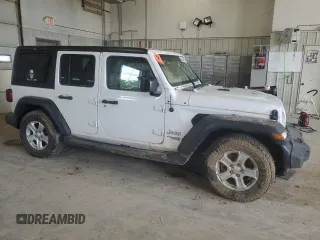 2019 Jeep Wrangler Unlimited Sport S z VIN 1C4HJXDN7KW644917, wystawiony jako Copart lot #54204085 z przebiegiem Nie podano mil oraz Szkoda całkowita • Salvage title. Historia ofert i sprzedaży dostępna na DreamBid. Obrazek 4.