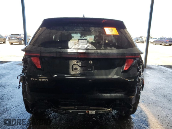 2024 Hyundai Tucson SEL with VIN 5NMJBCDE4RH308825, listed as a Copart auction lot 61718064 with 16,196 mi miles and Salvage Title. Bid and sale history available at carsss.com. Image 6.