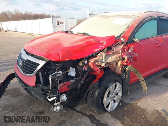 2013 Kia Sportage LX with VIN KNDPBCA29D7545542, listed as a IAAI auction lot 41863222 with Not Provided miles and . Bid and sale history available at carsss.com. Image 6.