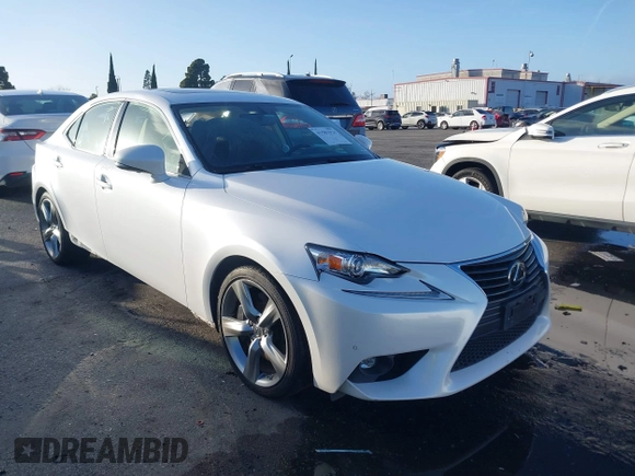 2016 Lexus IS with VIN JTHBE1D29G5028225, listed as a IAAI auction lot 41581934 with 35,602 mi miles. Bid and sale history available at carsss.com. Image 1.