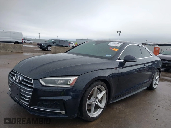 2018 Audi A5 Premium Plus with VIN WAUTNAF56JA049039, listed as a IAAI auction lot 41868983 with 81,551 mi miles and . Bid and sale history available at DreamBid. Image 19.